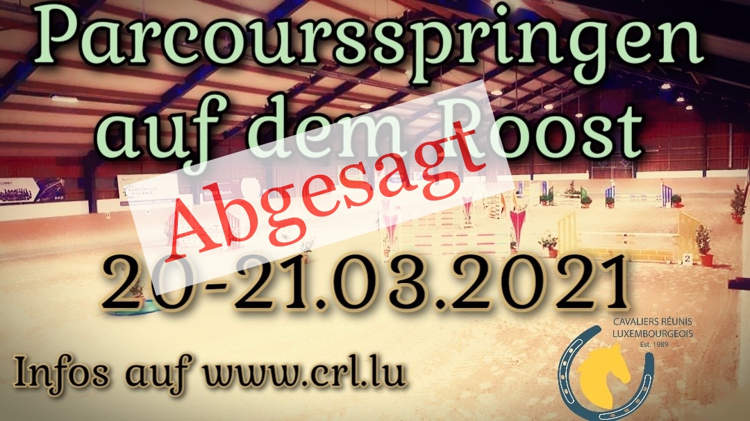 abgesagt - Parcoursspringen - Roost