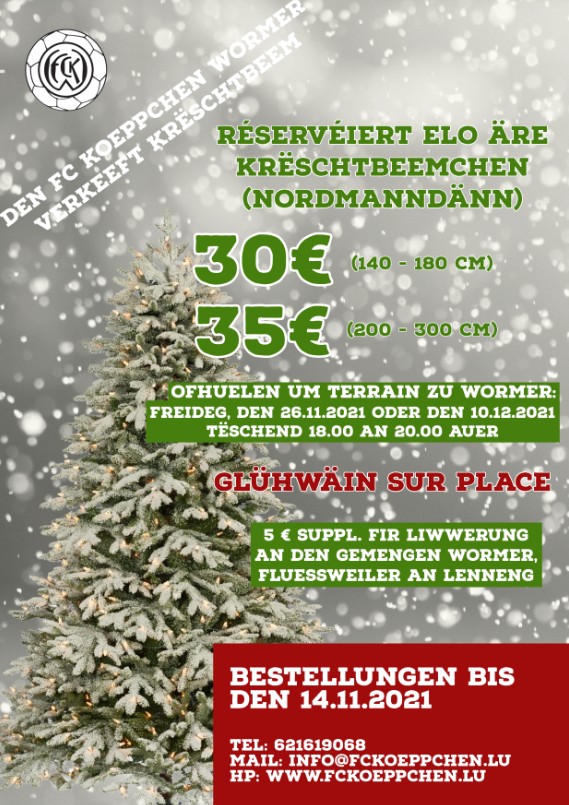Krëschtbaam Verkaf